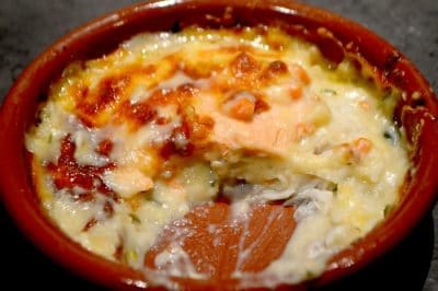 Gratin de Poisson et Crevettes Facile