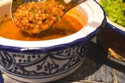 soupe de lentilles marocaine