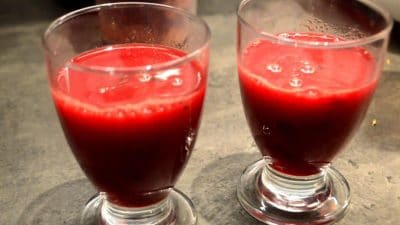 Jus de Betterave Rouge, Carotte Et Orange Bénéfique