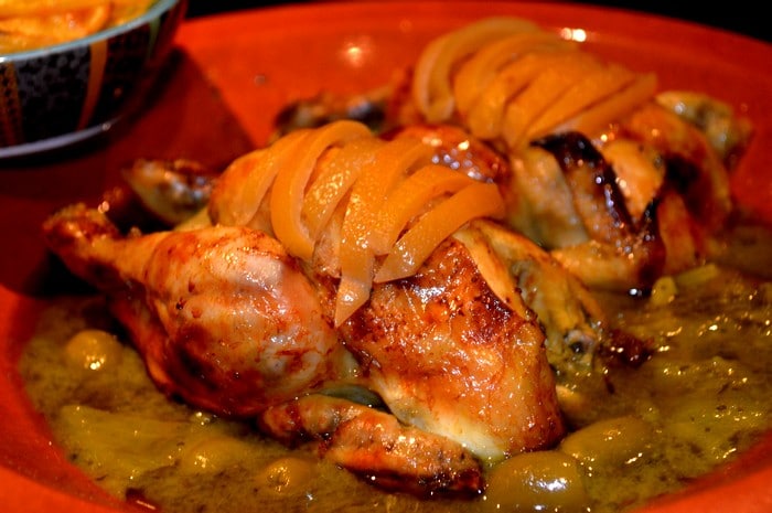 Poulet aux Citrons Confits à la Marocaine