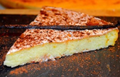 Gateau Flan à la Semoule et Ricotta