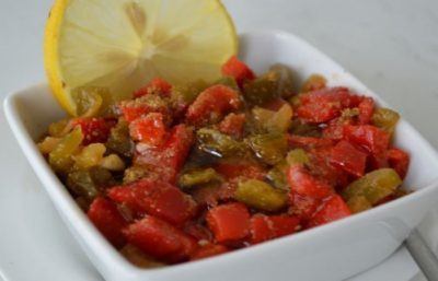 salade de poivrons marocaine