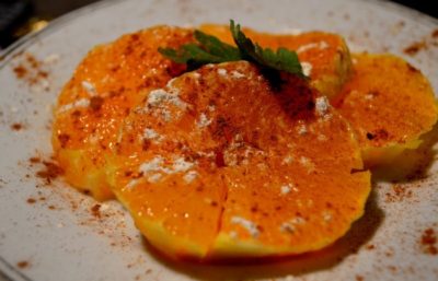 Salade d’Orange Parfumée De Cannelle À La Marocaine