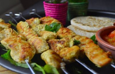 Brochettes de Poulet à la Marocaine