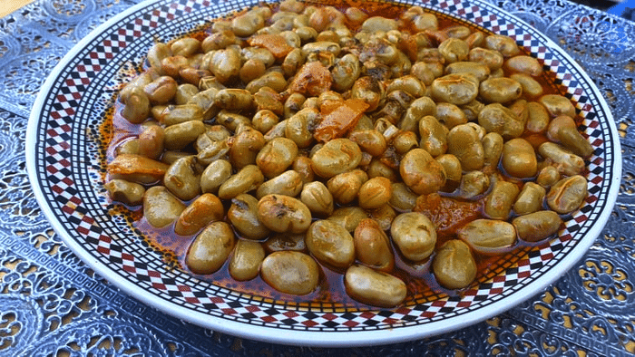 Fèves  MCHERMEL Recette Marocaine ( الفول المشرمل)