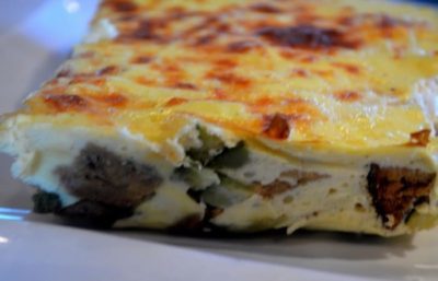 quiche au saumon sans pate