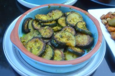 Salade de Courgettes aux épices marocaines