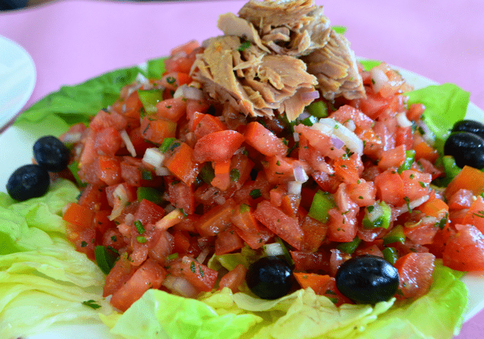 Salade Marocaine Facile Au Thon ET Tomate