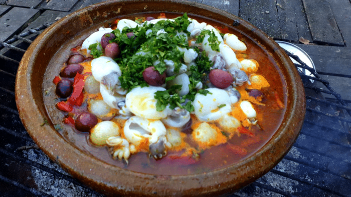 Recette de Calamar à La Marocaine