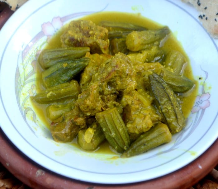 Tajine d’Agneau Aux Gombos