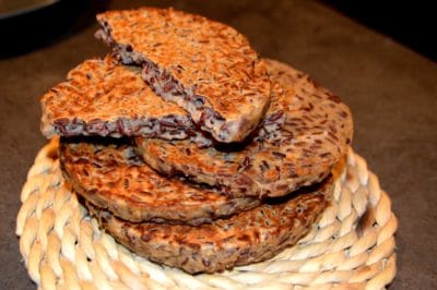 Galettes Sans Gluten à base de Riz Rouge