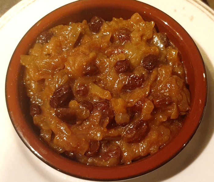 Tfaya marocaine – Oignon Caramélisé Aux Raisins