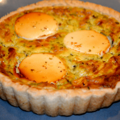 quiche à la chèvre