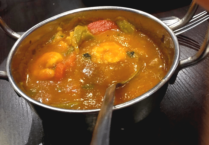 Crevettes Au Curry et Lait de Coco Pour 4 Personnes