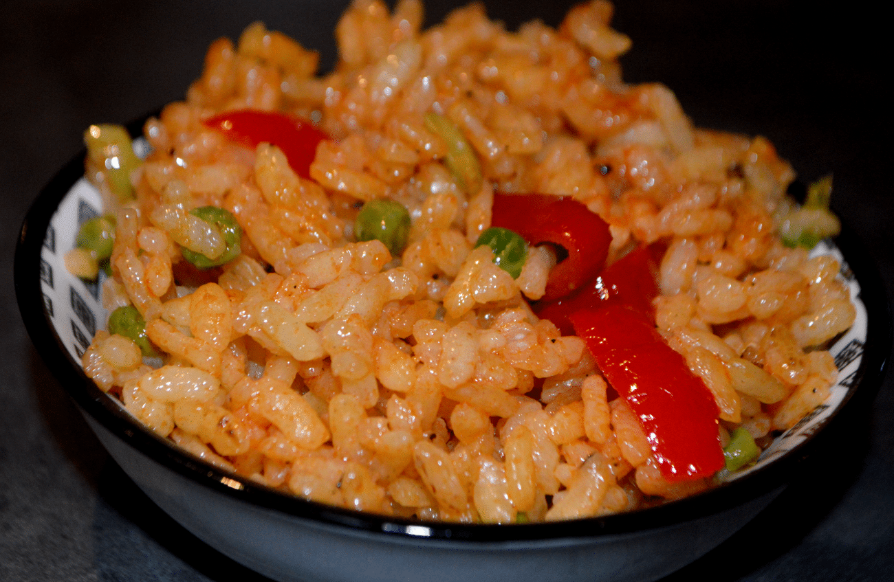 Salade de Riz Froide Aux petits poids Facile