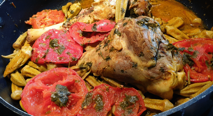 Recette Facile de Tajine de Gombo à l’Agneau