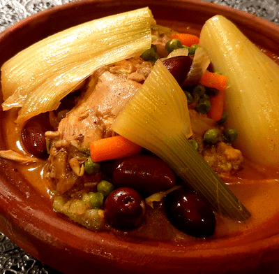 Tajine de poulet au fenouil